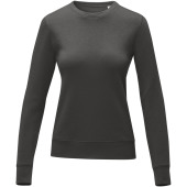 Zenon dames sweater met crewneck - Storm grey - XL
