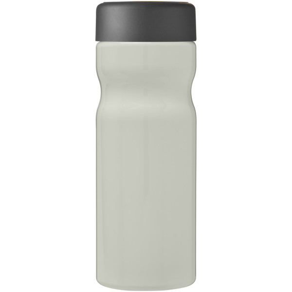 H2O Active® Eco Base 650 ml screw cap water bottle - Ivory white/Grey