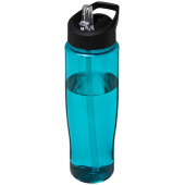 H2O Active® Tempo 700 ml sportfles met fliptuitdeksel - Aqua blauw/Zwart
