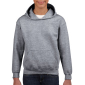 Gildan Sweater Hooded HeavyBlend for kids 424 graphite heather XS