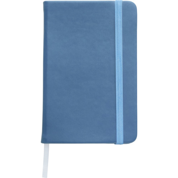 PU notebook Brigitta light blue