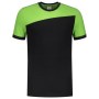 T-shirt Bicolor Naden 102006 Black-Lime XS