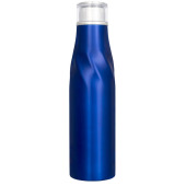 Hugo 650 ml koper vacuüm geïsoleerde drinkfles met auto verzegeling - Blauw