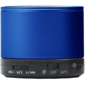 Metalen speaker Morgan blauw