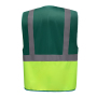 Signalisatie multifunctioneel executive vest Paramedic Green / Hi Vis Yellow M