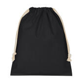 Bag with Drawstring Mini - Black - M (30x45)