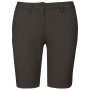 Dames chino bermudashorts Dark Grey 34 FR