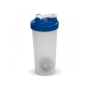 Shakebeker 600ml - Transparant Blauw