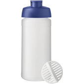 Baseline Plus 500 ml shaker bottle - Blue/Frosted clear