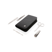 Swiss Peak 5-delige manicure set, zwart