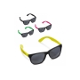 Zonnebril neon UV400 - Zwart / Geel