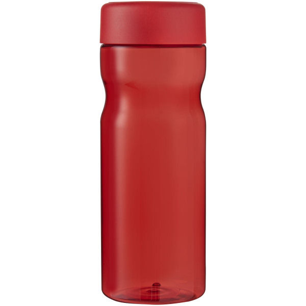 H2O Active® Eco Base 650 ml screw cap water bottle - Red/Red
