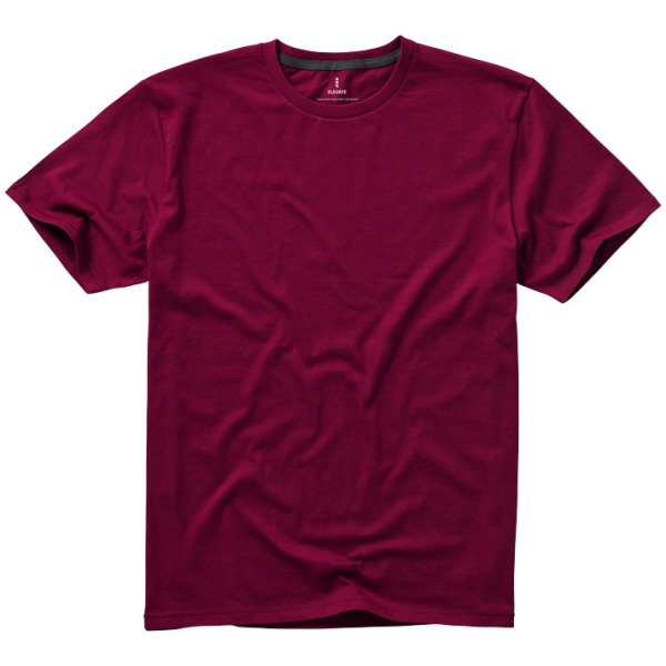 Nanaimo heren t-shirt met korte mouwen - Bordeaux rood - 3XL