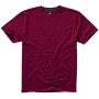 Nanaimo heren t-shirt met korte mouwen - Bordeaux rood - 3XL