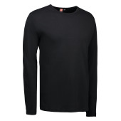 Interlock T-shirt | long-sleeved - Black, 3XL