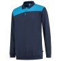 Polosweater Bicolor Naden 302004 Ink-Turquoise XL