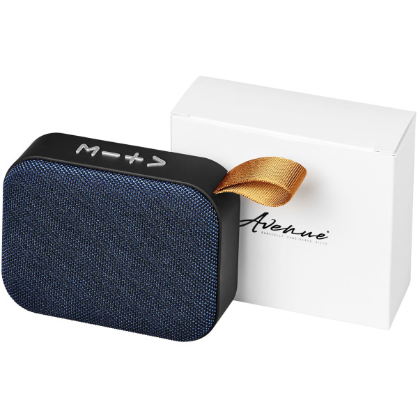 Fashion Bluetooth®-speaker van stof - Koningsblauw