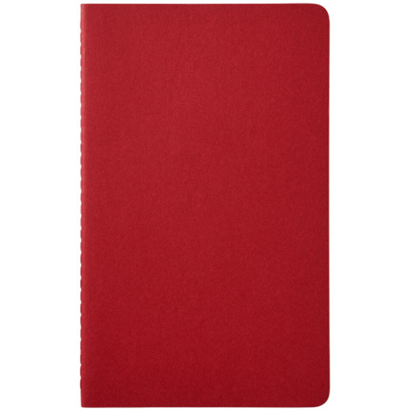 Moleskine Cahier Journal L - gelinieerd - Cranberry rood