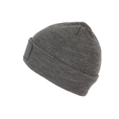 Muts met patch Grey Heather One Size