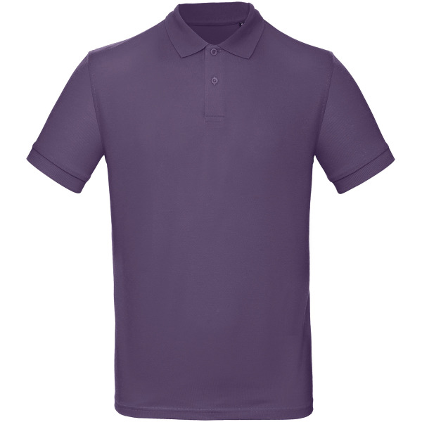 Men's organic polo shirt Radiant Purple S