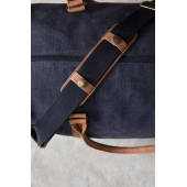 VINGA Bosler canvas duffeltas, donkerblauw