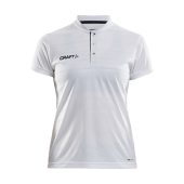 Craft Pro Control button jersey wmn white/black xs