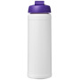 Baseline® Plus 750 ml sportfles met flipcapdeksel - Wit/Paars