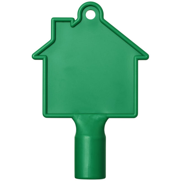 Maximilian huisvormige meterbox-sleutel - Groen