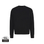 Iqoniq Kruger gerecycled katoen relaxed sweater, zwart (XXL)