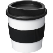 Americano® Primo 250 ml beker met grip - Wit/Zwart