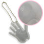 Hand Shape Reflective Soft Reflectors with Short Ball Chain