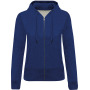 Hooded vest dames Bio Ocean Blue Heather M