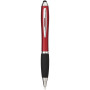 Nash stylus balpen gekleurd met zwarte grip - Rood/Zwart