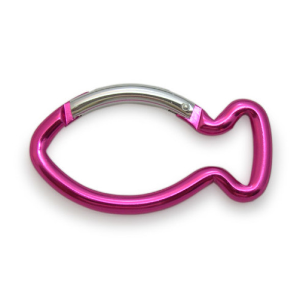 Fish Shape Carabiner Hooks - (60 x 32mm)