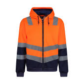 Pro Hi Vis Full Zip Hoodie