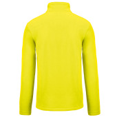 Men's microfleece zip jacket Fluorescent Yellow 5XL