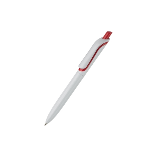 Ball pen Click Shadow Made in Germany - White / Red