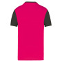 Volwassen tweekleurige jersey met korte mouwen Sporty Pink / Dark Grey XS