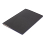 Softcover PU notebook with coloured edge, blue