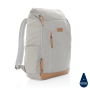 Impact AWARE™ 16 oz. recycled canvas 15" laptop backpack, grey