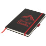 Lasercut A5 notitieboek - Zwart/Rood