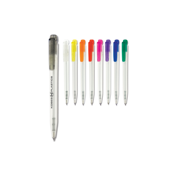 Ball pen Ingeo TM Pen Clear transparent - Frosted Green