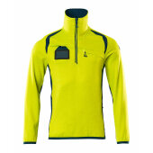 hi-vis geel/donkerpetrol