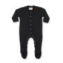 Baby Sleepsuit, Black, 0-6, Larkwood