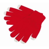 Touchscreen handschoenen OPERATE rood