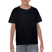 Gildan T-shirt Heavy Cotton SS for kids Black XL