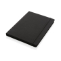 GRS certified RPET A5 notebook, black