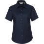 Ladies Short Sleeve Easy Care Oxford Shirt Bright Navy 3XL