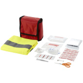 18 delige EHBO kit met veiligheidsvest 18 delige EHBO kit met veiligheidsvest