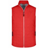 Men's Hybrid Vest - light-red/silver - 3XL